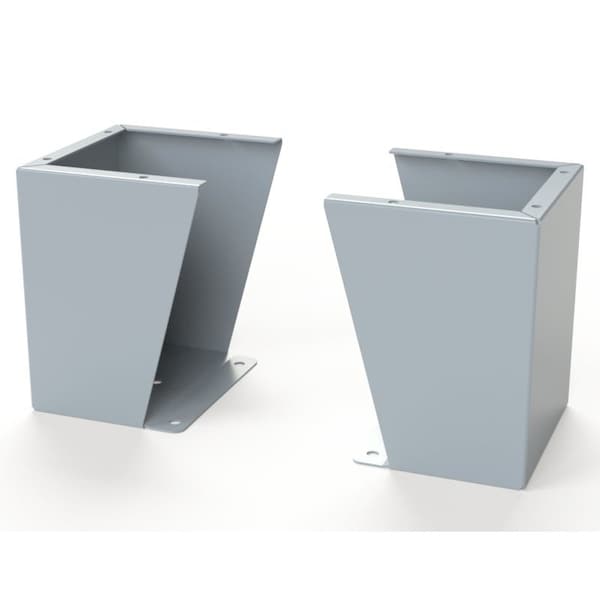 Floor Stand Kit, 12 in. H x 10 in. W x 9.12 in. L, Carbon Steel, 1 PR